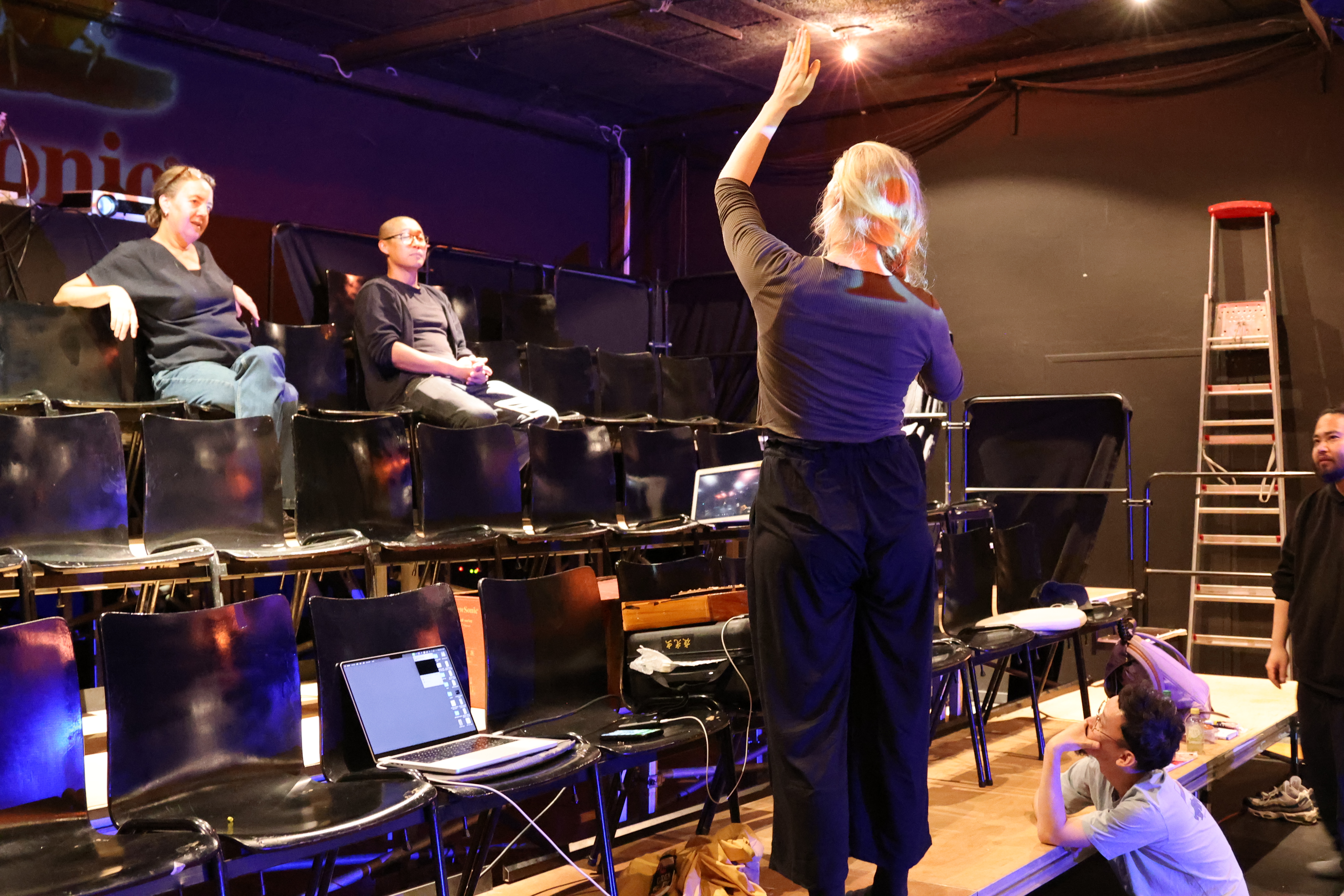 Christina Dyekjær og Keisuke Sugawara (Mellem To) i samtale med Per Kap Bech Jensen og Søs Banke fra Nordisk Teaterlaboratorium