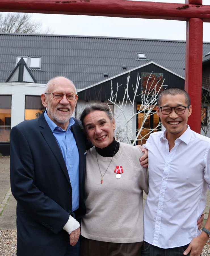 Roberta Carreri modtager Den Kongelige Belønningsmedalje