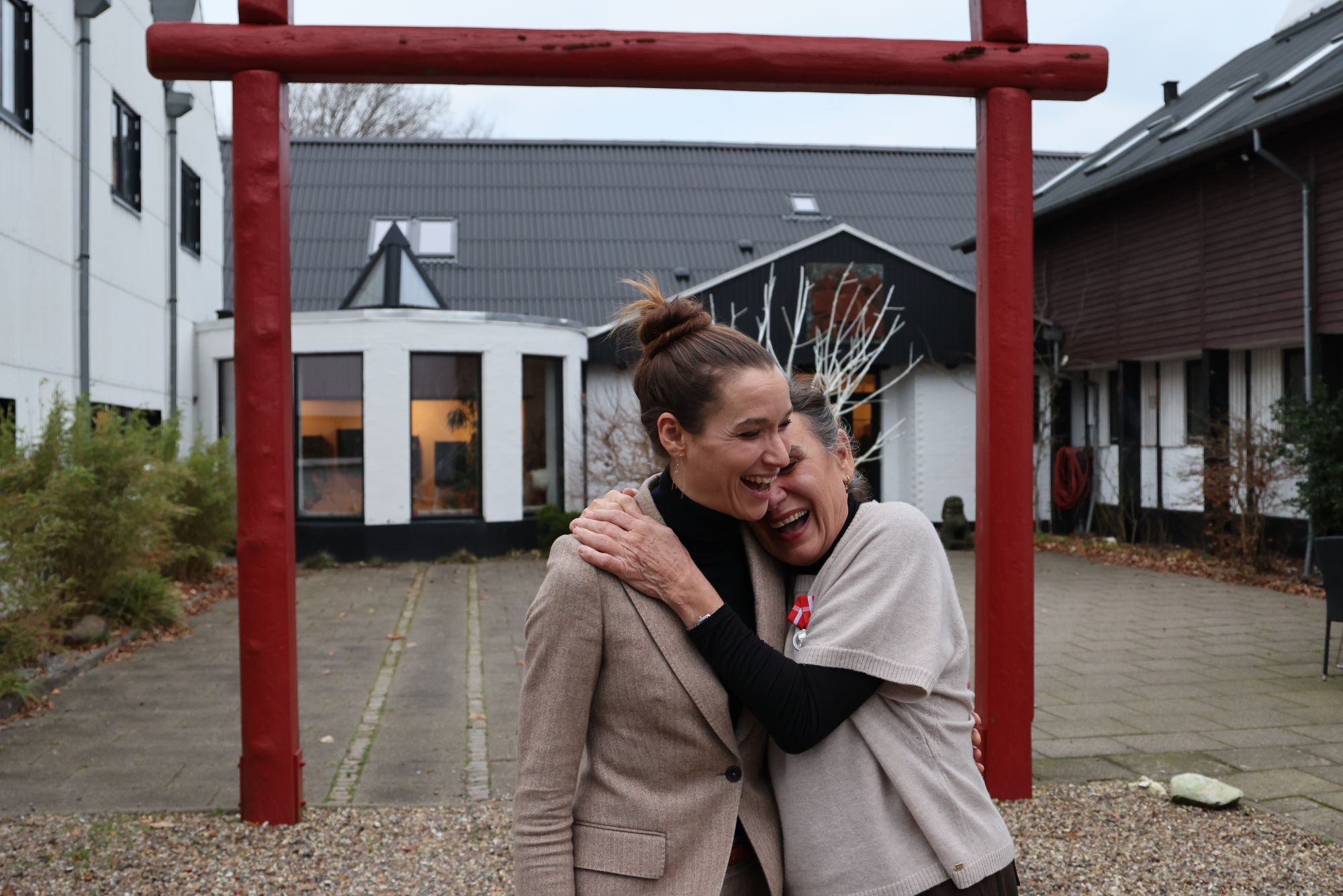 Roberta Carreri modtager Den Kongelige Belønningsmedalje